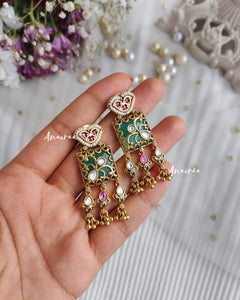 Jadau earrings
