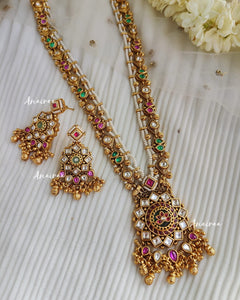 Antique long necklace set(Only necklace set)