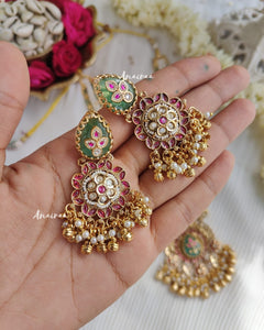 Antique long necklace set