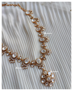 Polki long necklace