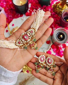 Shirley paachi Kundan choker set