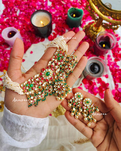 Sanchita paachi kundan choker set
