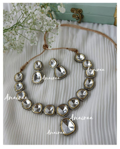 Polki necklace set