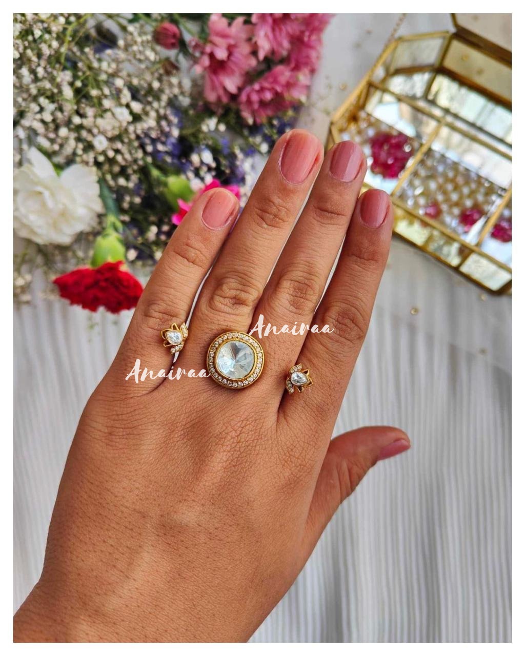 Statement Polki Ring