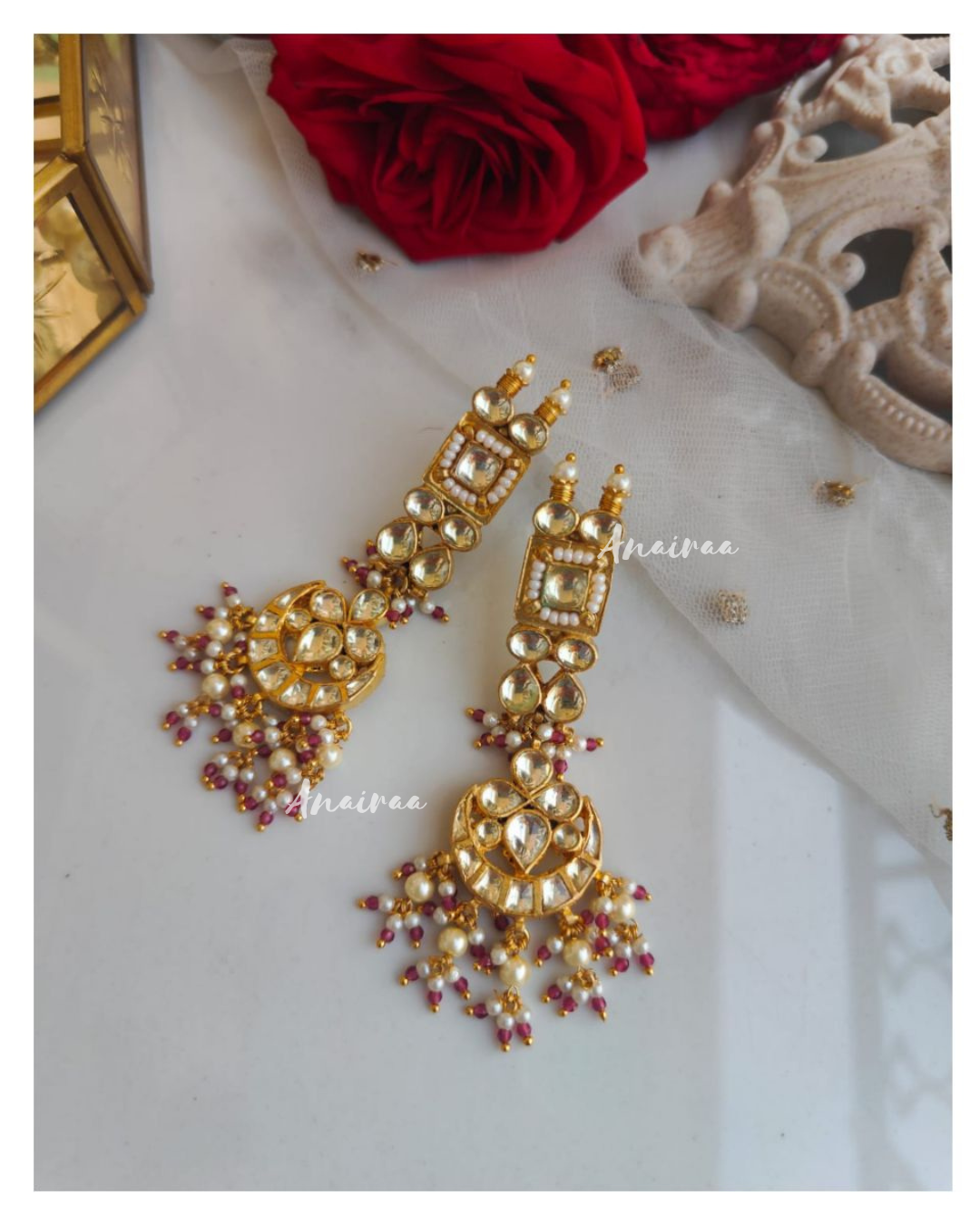 Kundan earrings