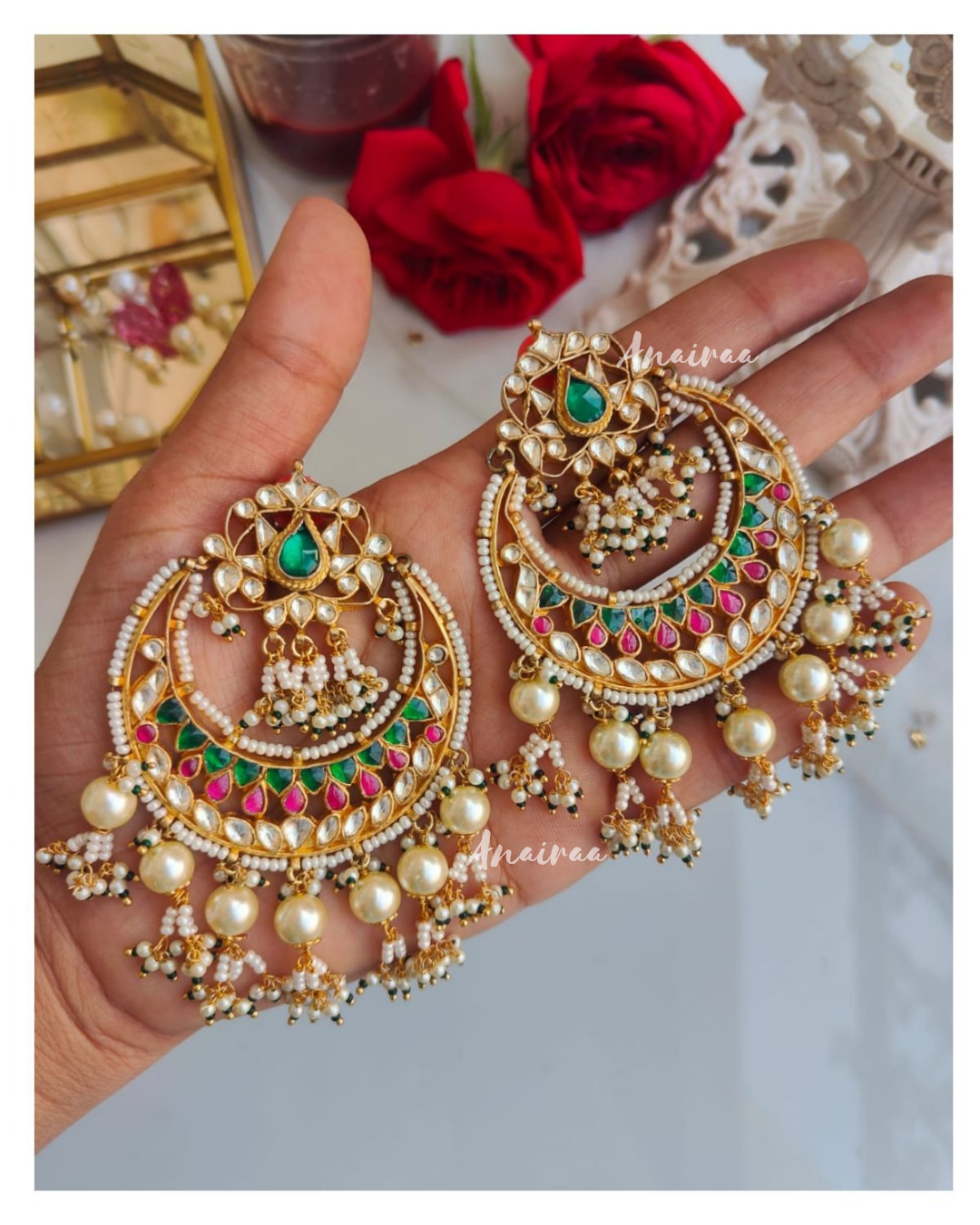 Kundan chandbali