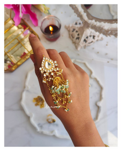 Paachi Kundan ring