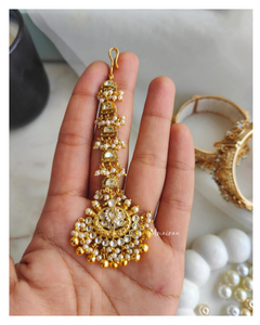 Heritage Kundan Maangtika