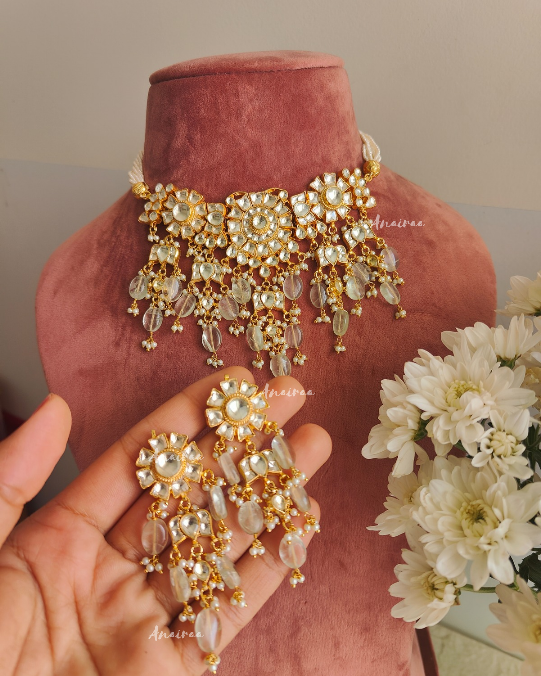 Paachi kundan choker set