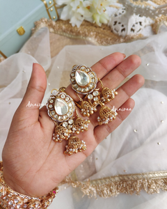 Real moissanite jhumka