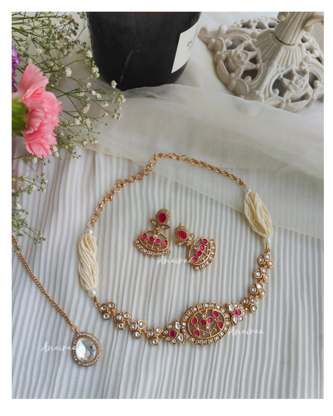 Kadi kundan choker set