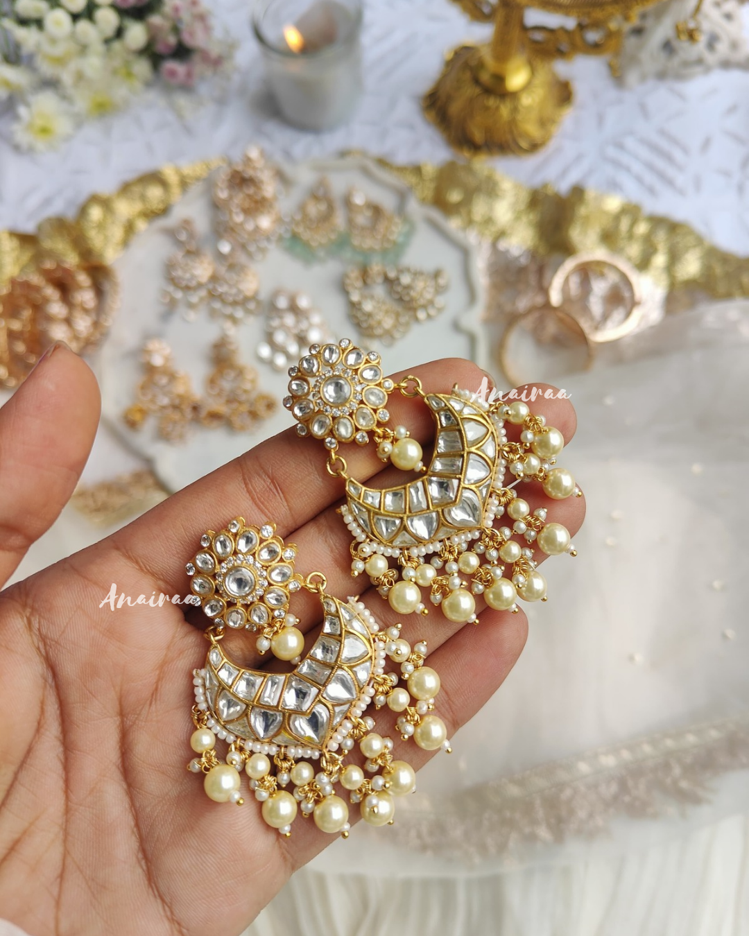 Thappa kundan chandbali