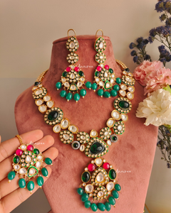 Polki meena and doublet set
