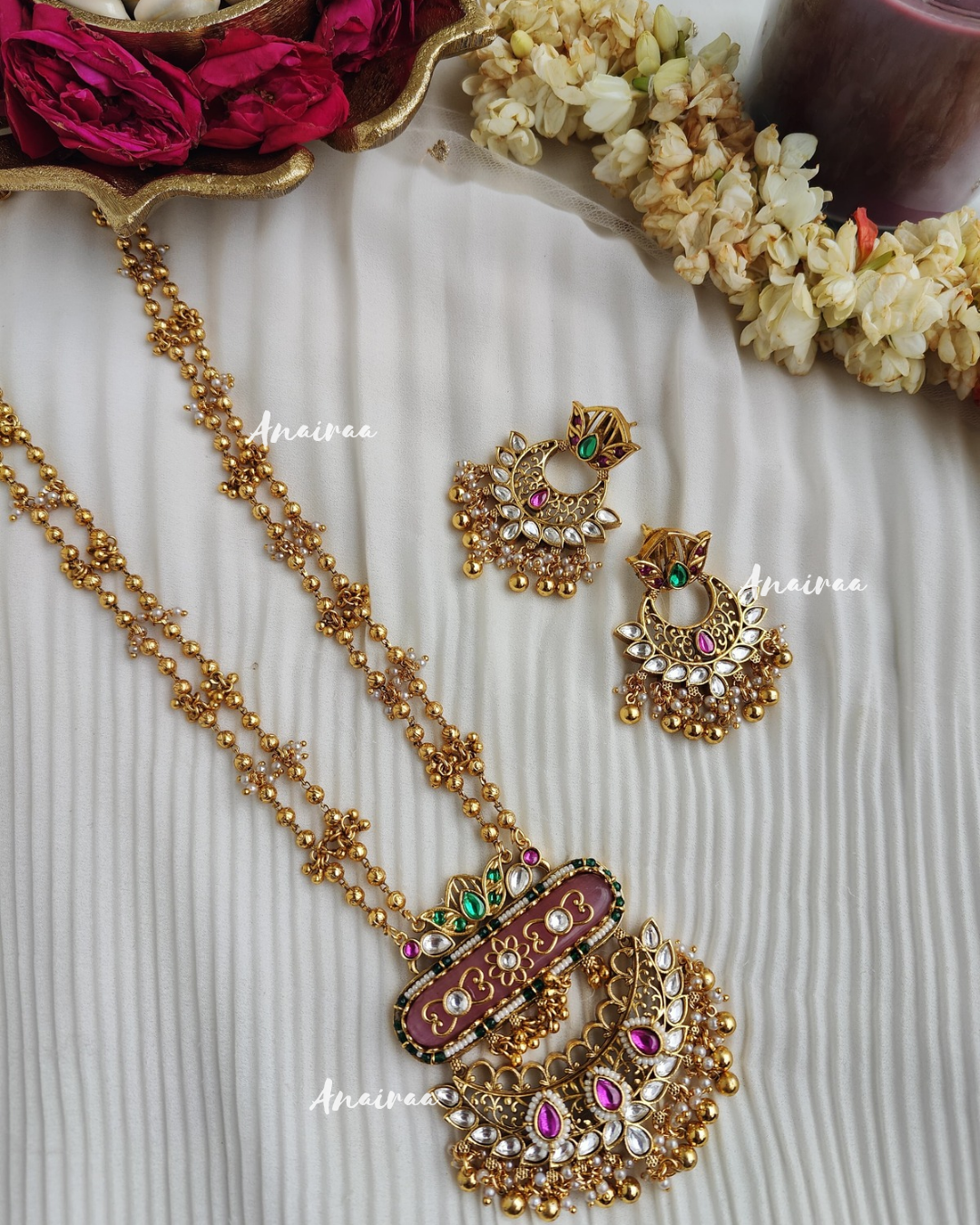 Heritage long necklace set