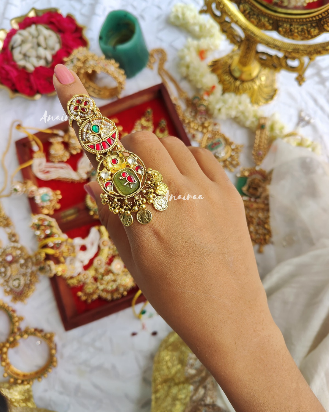 Heritage kundan ring