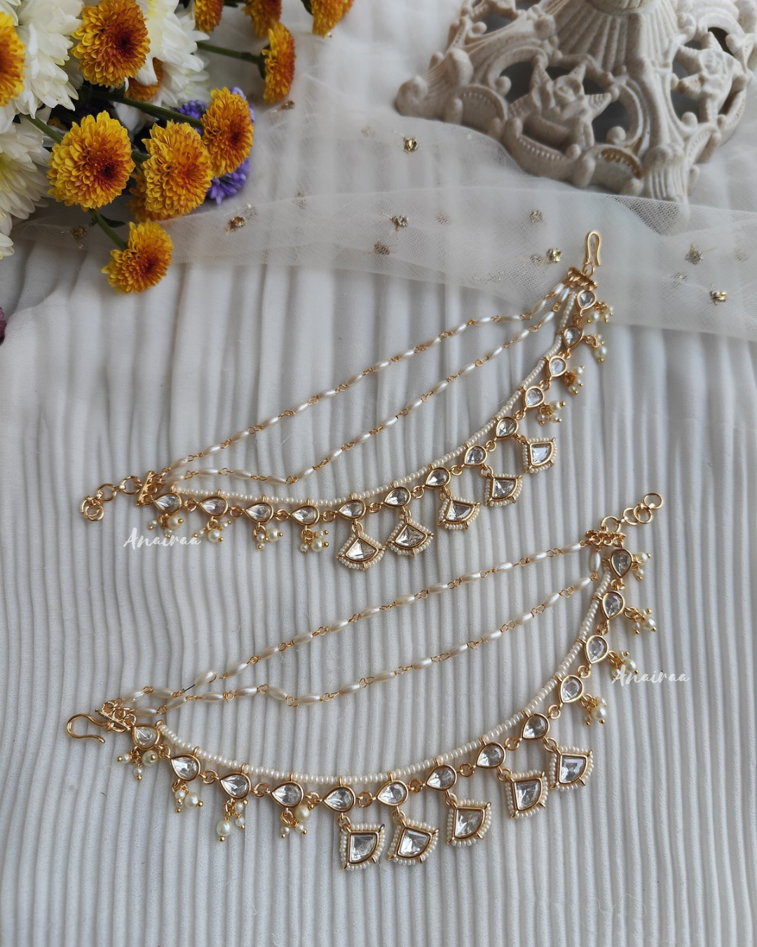 Moissanite earchains