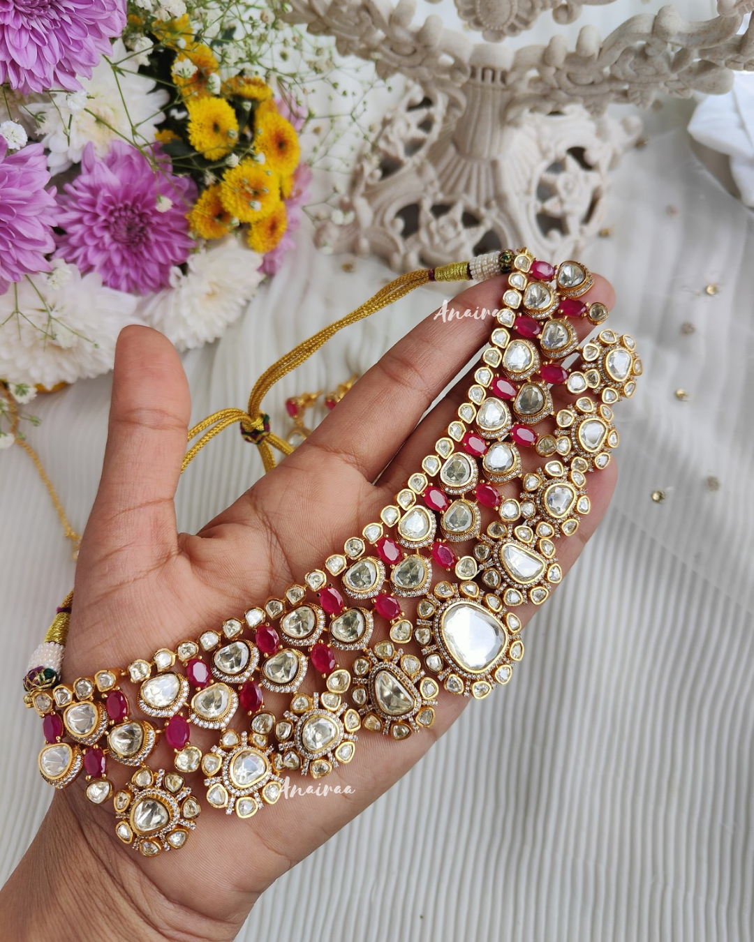 Lily moissanite choker set