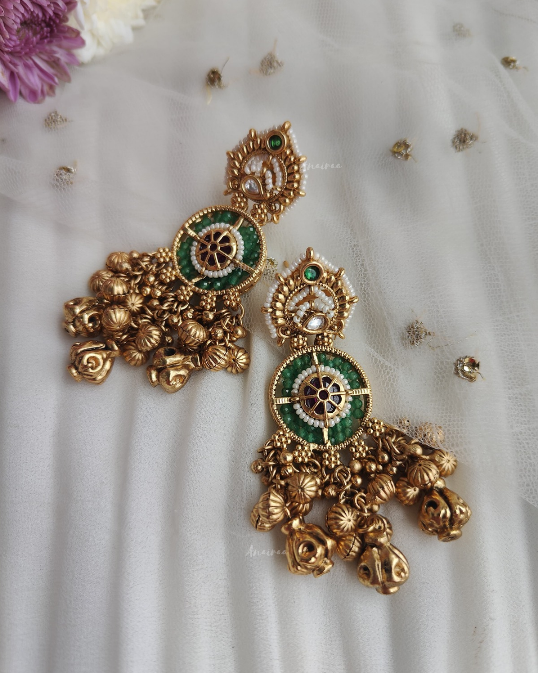Antique ghungroo earrings