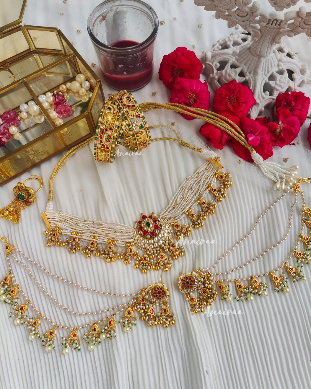 Paachi Kundan choker set