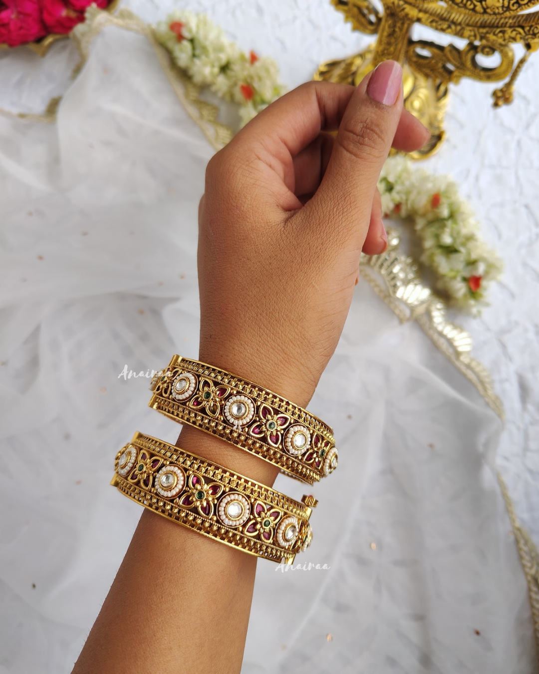 Phool Antique openable bangles