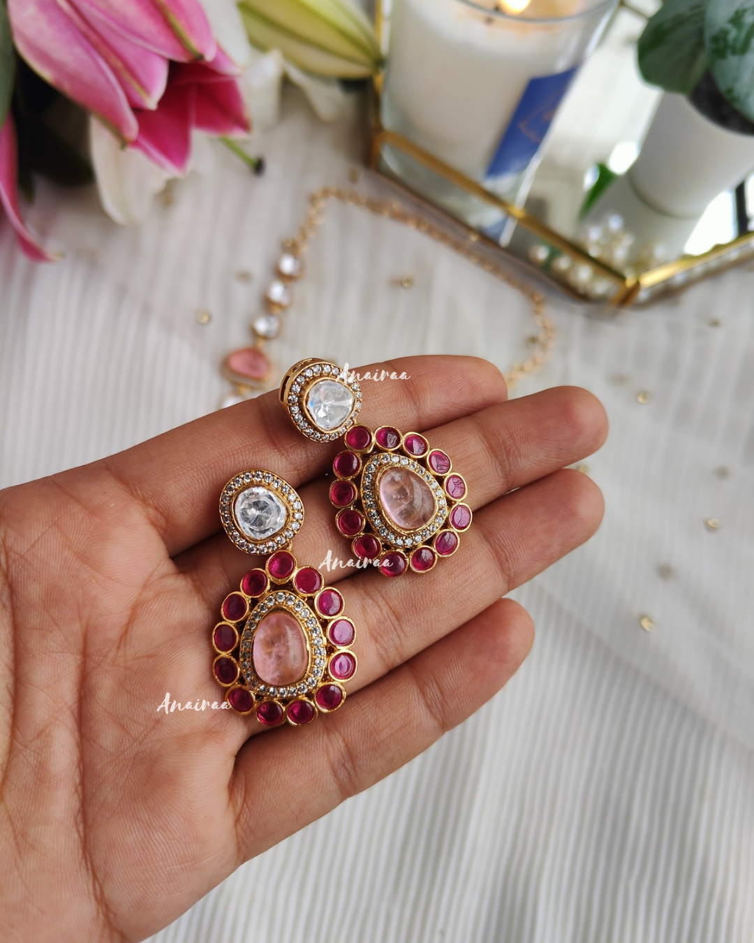 Siri polki necklace set