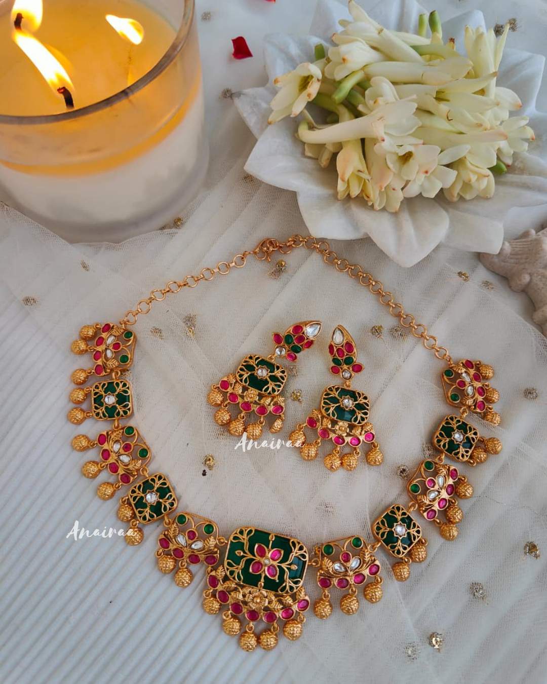 Kadi kundan choker set