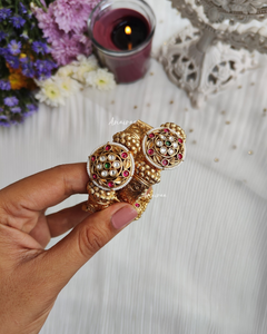 Antique jhumka openable bangles