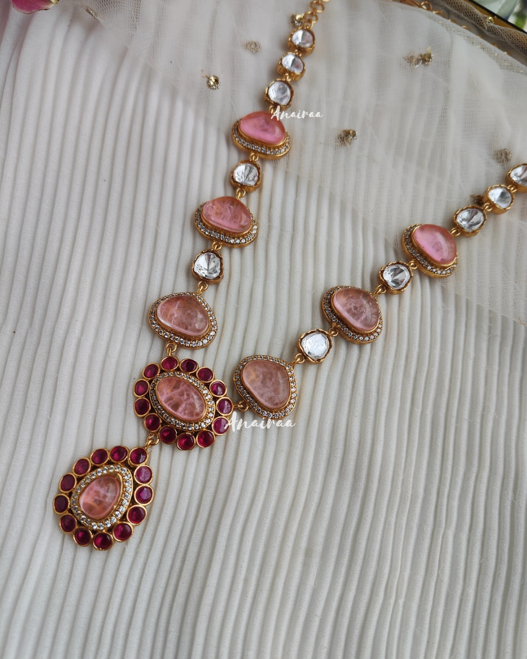 Siri polki necklace set