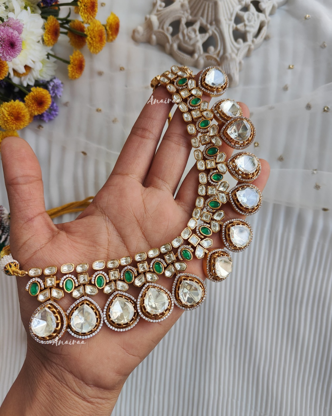 Moissanite necklace set