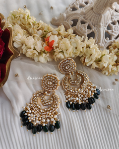 Jadau kundan chandbali