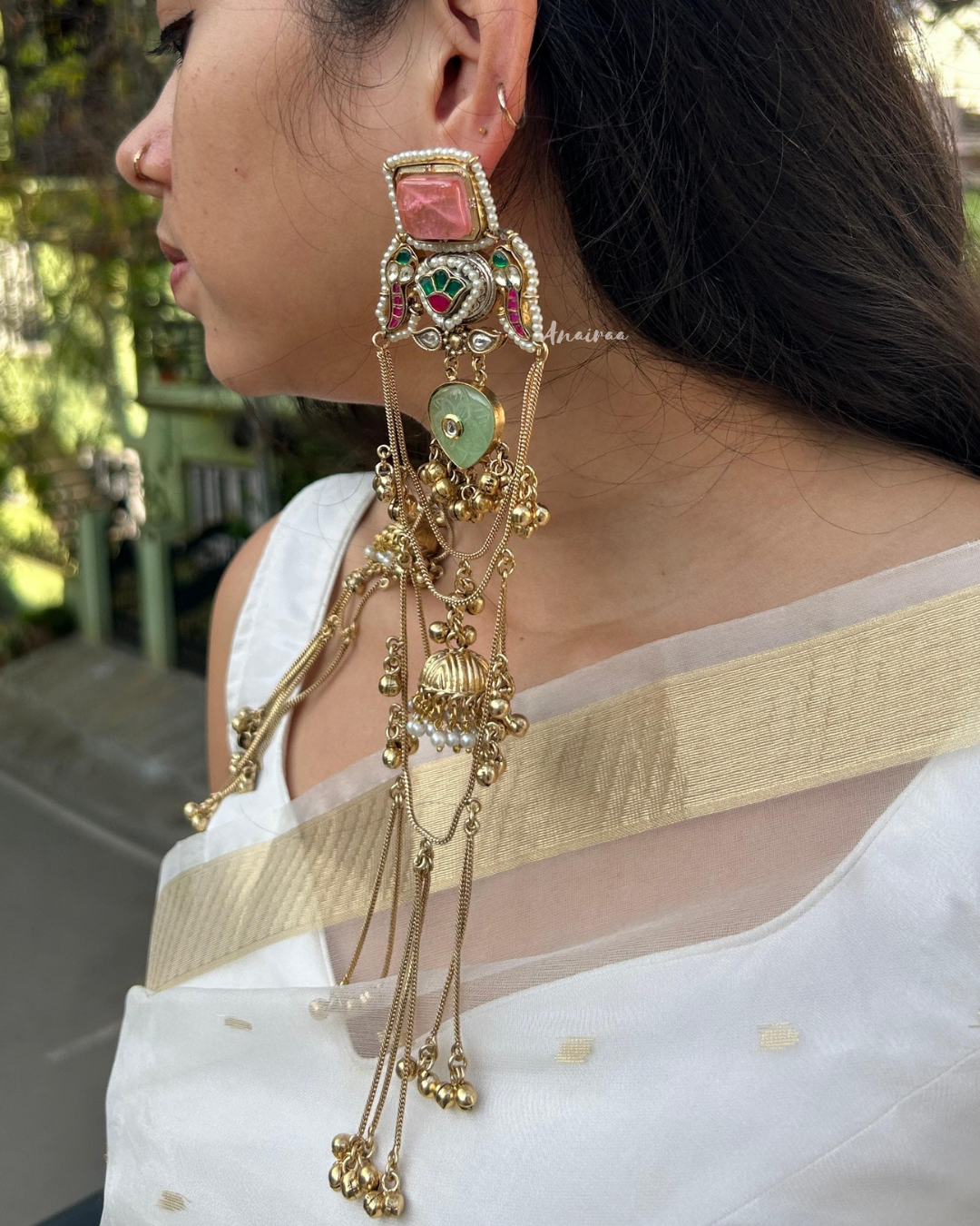 Kashmiri ghungroo earrings