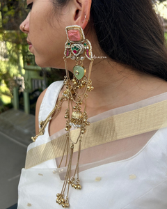 Kashmiri ghungroo earrings
