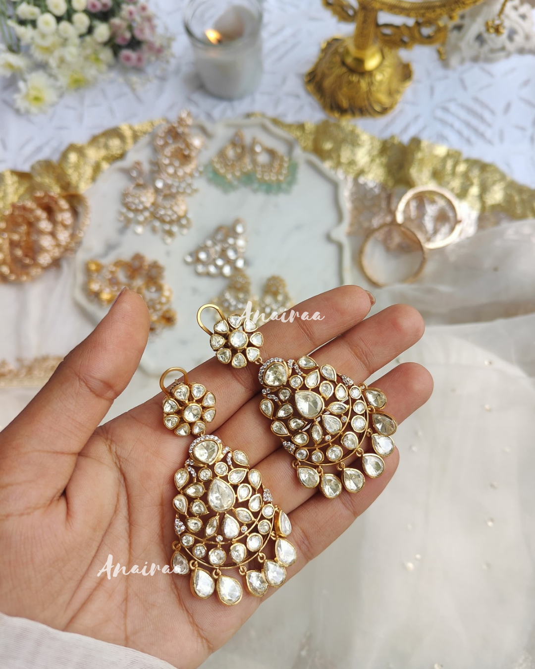 Moissanite earrings