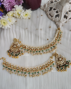 Paachi Kundan antique earrings