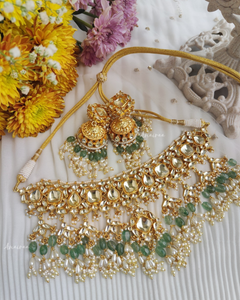 Paachi kundan choker Bridal set(dispatch time 3 to 4 weeks)