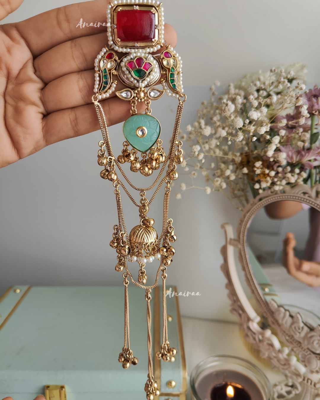 Kashmiri ghungroo earrings