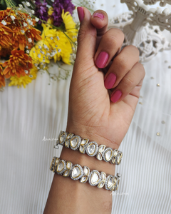 Polki openable bangles