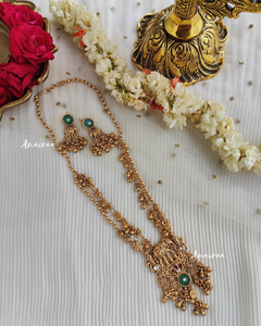 Antique long necklace set