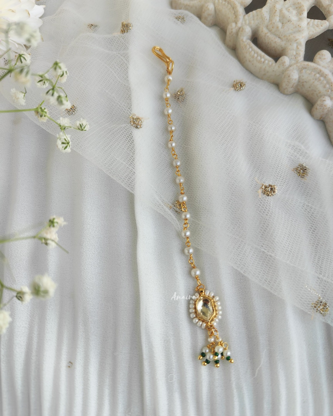 Kundan maangtikka for kids