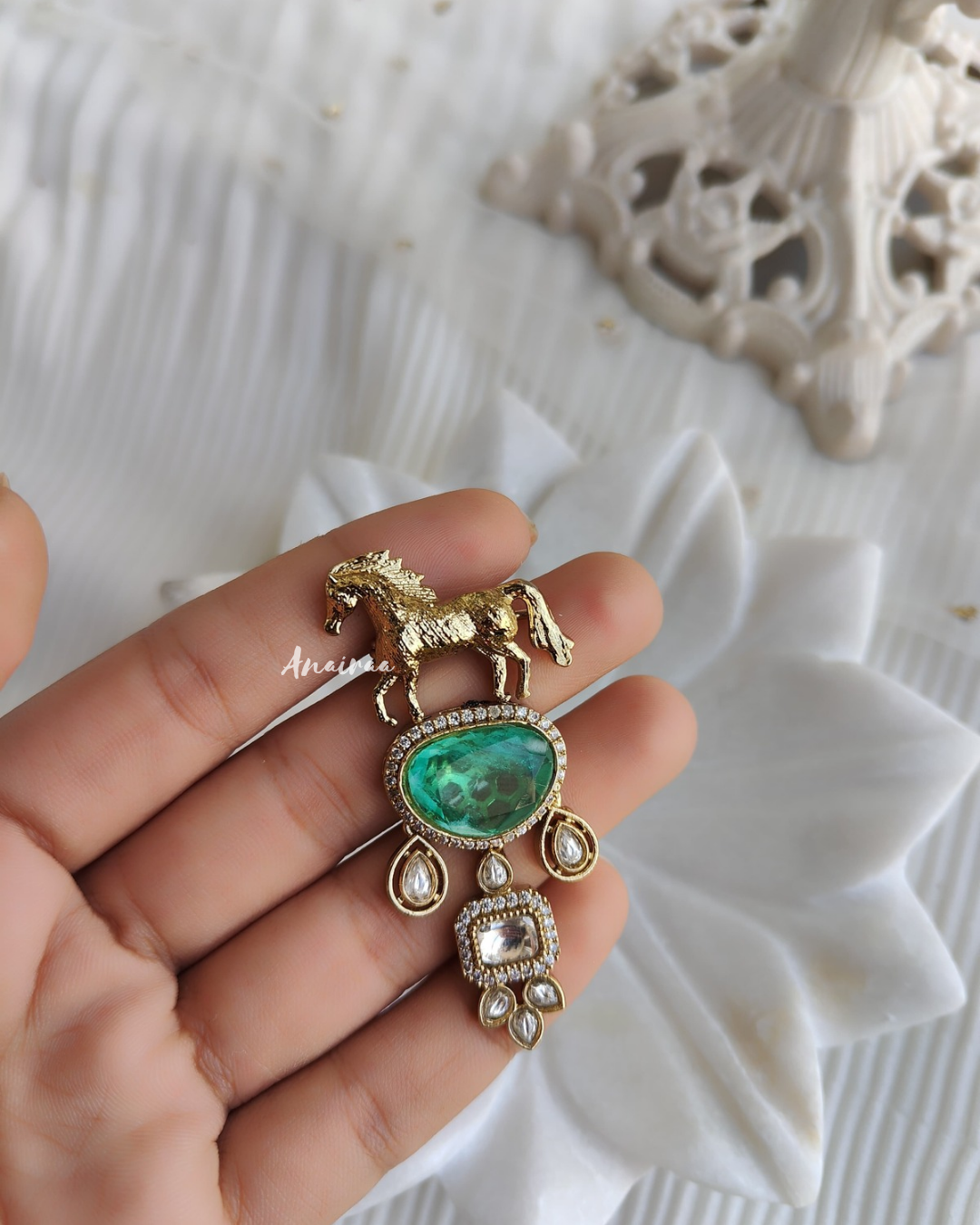 Shah Rukh khan polki brooch