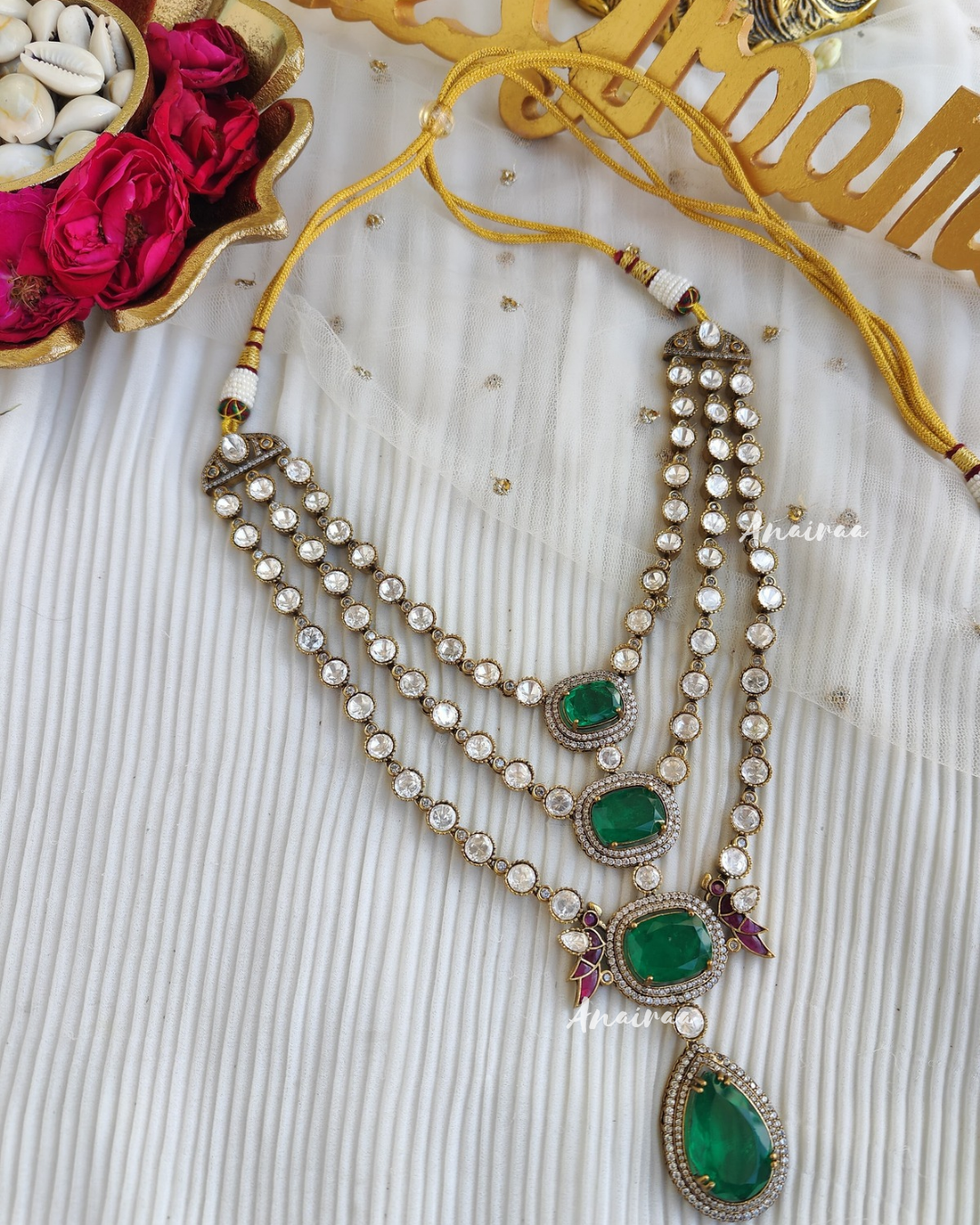 3 layer groom jewellery