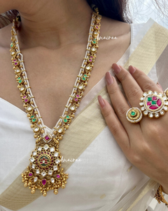 Antique long necklace set(Only necklace set)