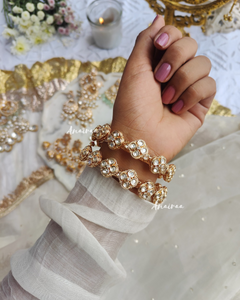 Polki openable bangles
