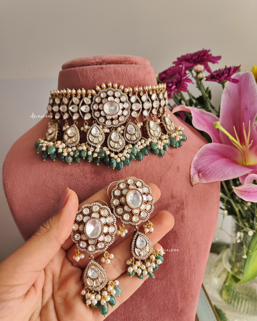 Polki choker set