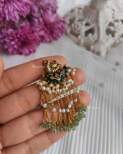 Heritage paachi kundan ring