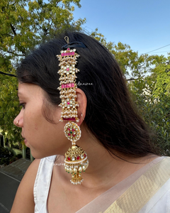 Paachi kundan jhumkas