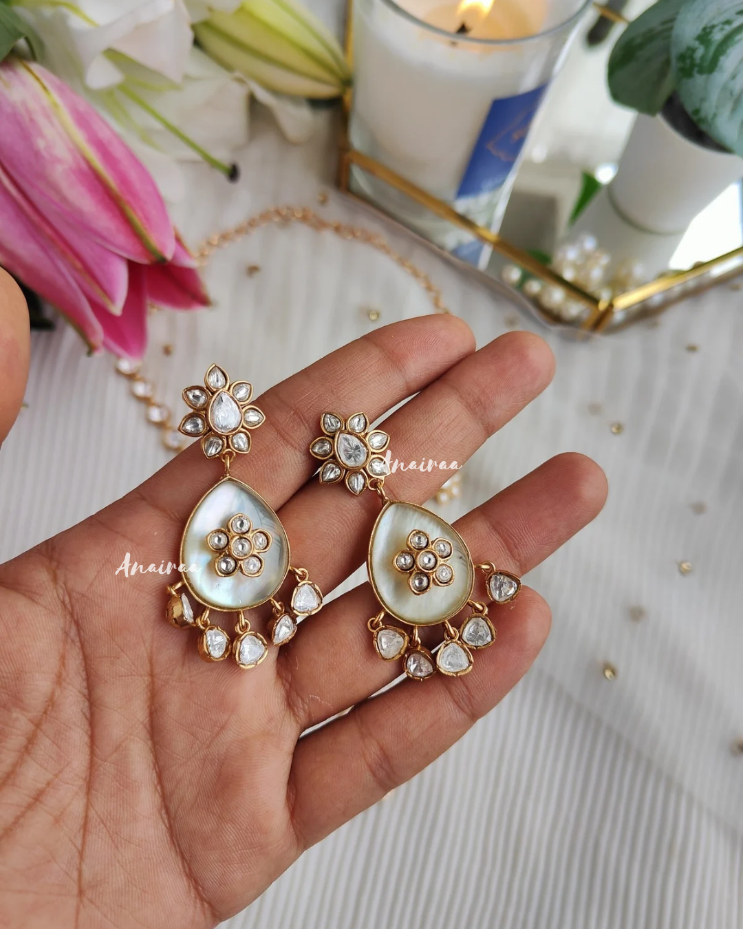 Drisha mother of pearl necklace set