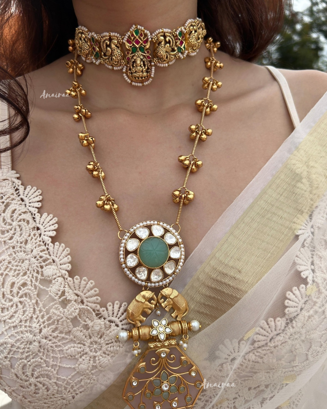 Antique kundan set