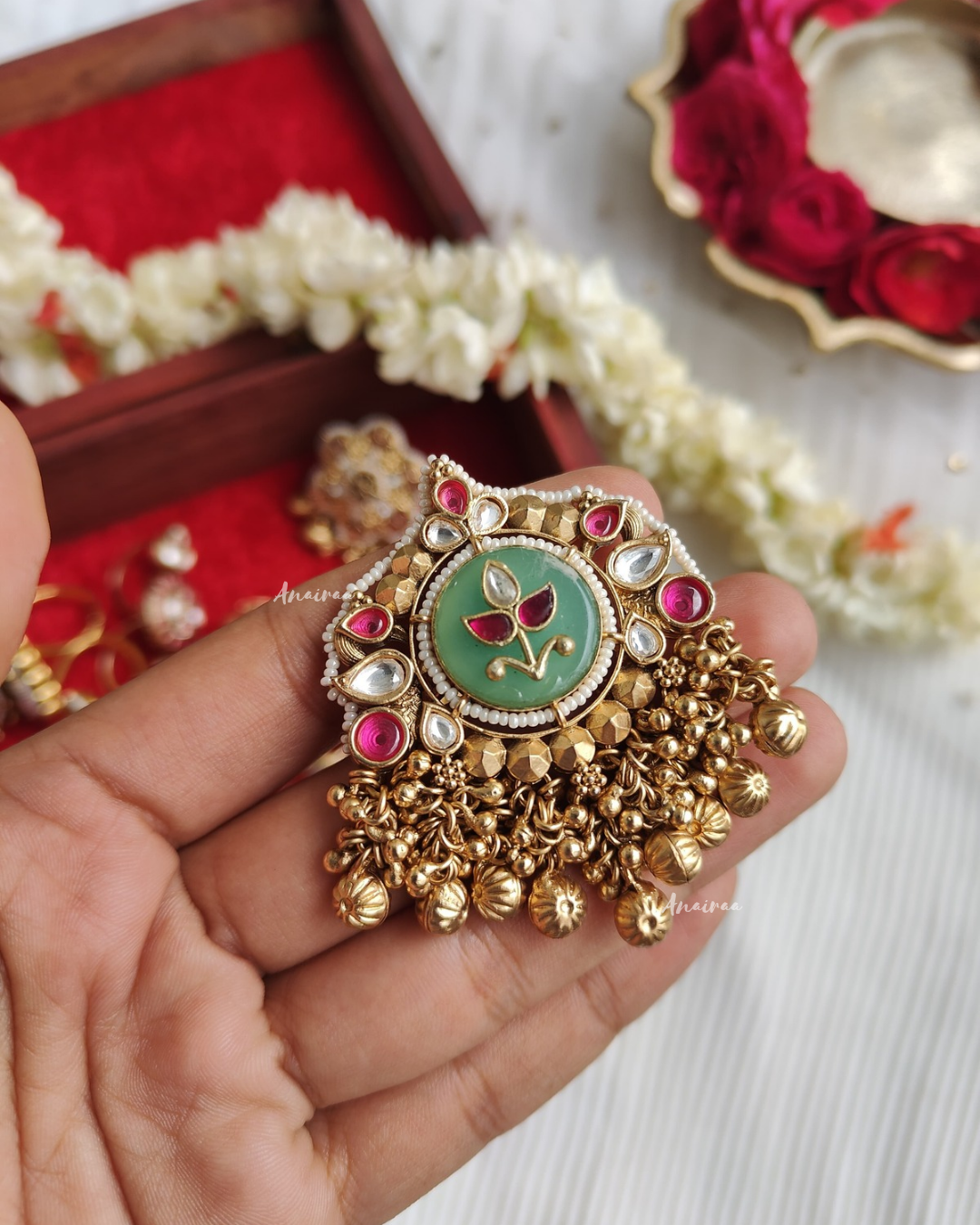 Antique Kundan ring(Only ring)