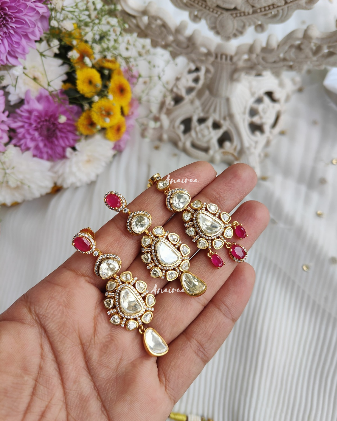 Lily moissanite choker set